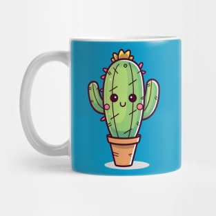 Kawaii smiling cactus Mug